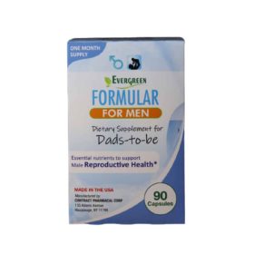 Evergreen Formular for Men’s Dietary Supplement For Dads To Be